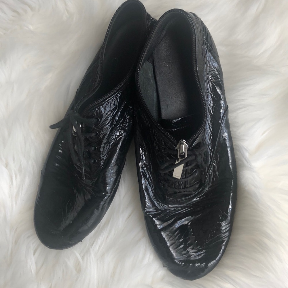 Saint Laurent YSL Verneuil Patent Leather Sneakers